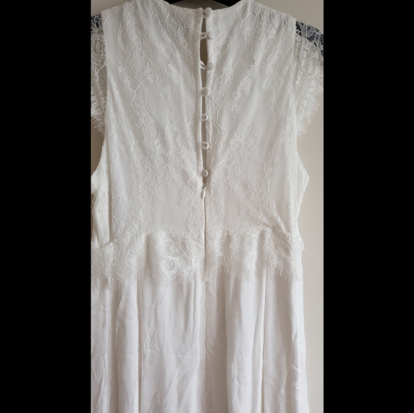 🥳Host pick ❤️Ivy& Oak Size 2 (XS) snow white maternity dress / bridal dress. - Picture 9 of 11